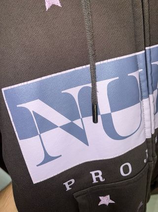 Sudadera Nude Project Marrón con Estrellas