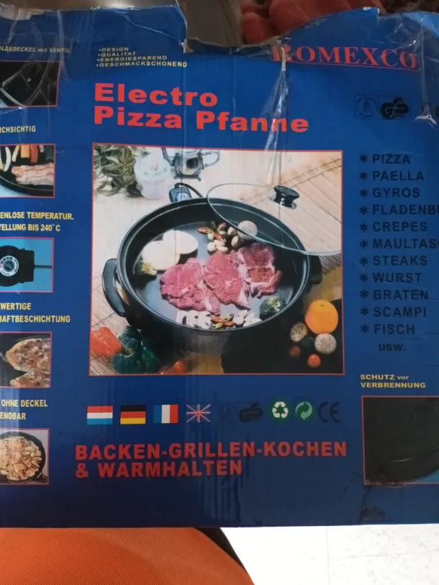 Paellera Eléctrica Romexco