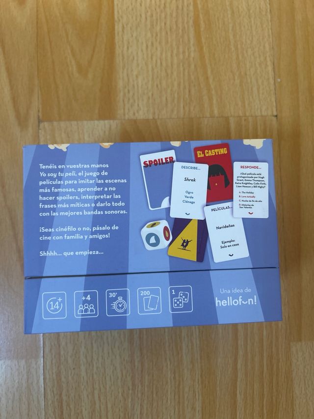 Juego de mesa Yo soy tu Peli