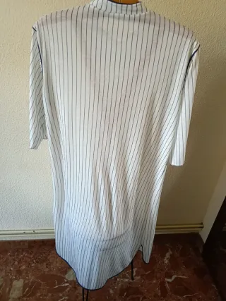 Camisón señora suave rayas