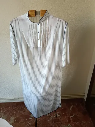 Camisón señora suave rayas
