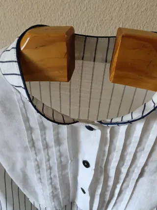 Camisón señora suave rayas