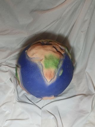 Móvil Globo Terráqueo Papel Maché