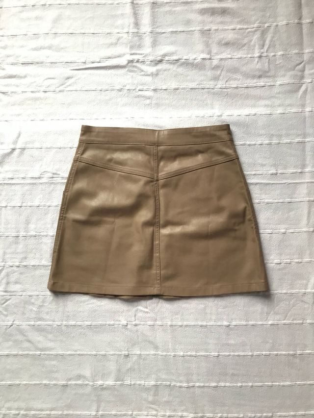 Minifalda polipiel Brownie