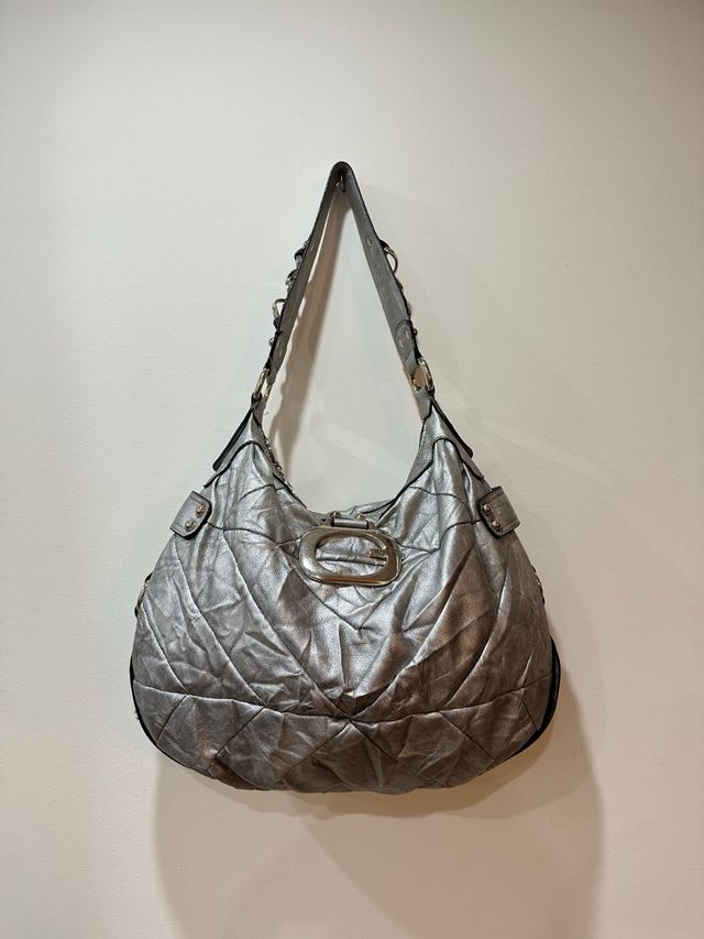 Bolso Guess Plateado Y2K Vintage