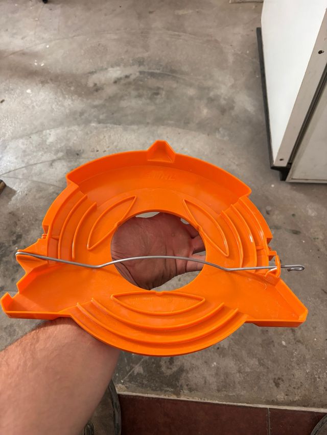 3 Protectores disco desbrozadora naranja