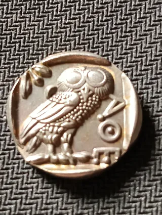 Lote cinco monedas antiguas Grecia (Réplicas)