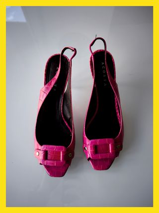 Sandalias Slingback Lujo Rosadas