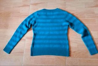 Jersey extra suave Color verde azulado con brillos