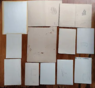 Lote de fotografías antiguas de comunión