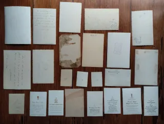 Lote de fotografías antiguas de comunión