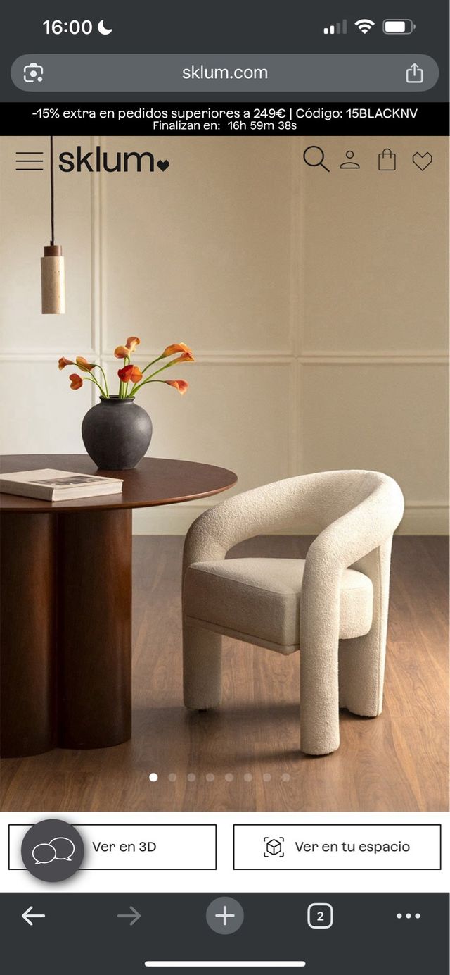 Mesa comedor y 6 sillas