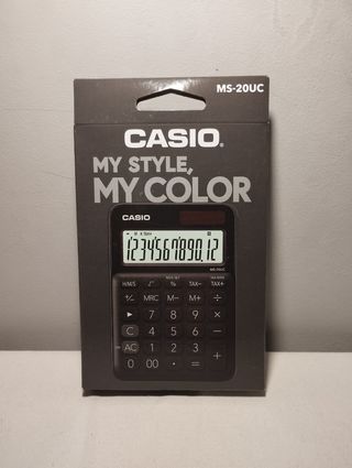 Calculadora Casio MS-20UC-BK