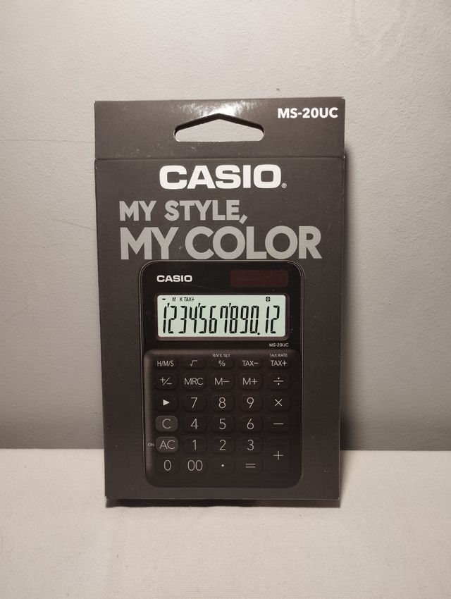 Calculadora Casio MS-20UC-BK