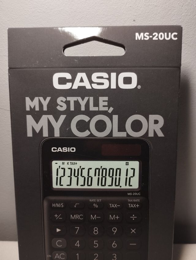 Calculadora Casio MS-20UC-BK