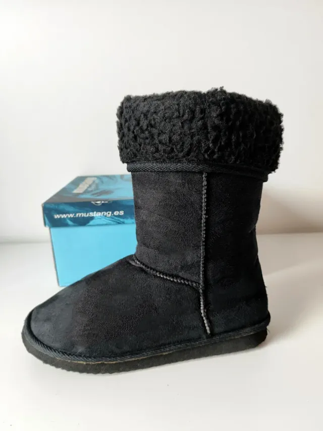 Bota Mustang Negra Talla 38