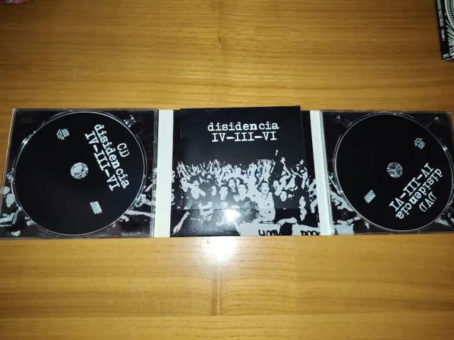 Disidencia en directo IV-III-VI