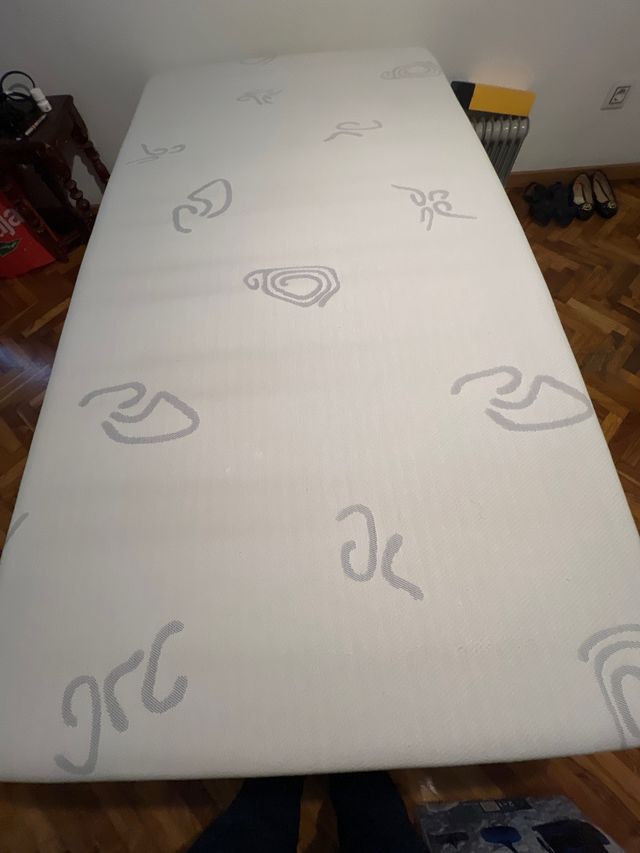 Cama articulada eléctrica con colchón