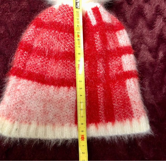 Lote 2 Gorros Lana con pompón.