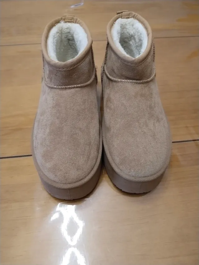 Botas Beige Talla 38