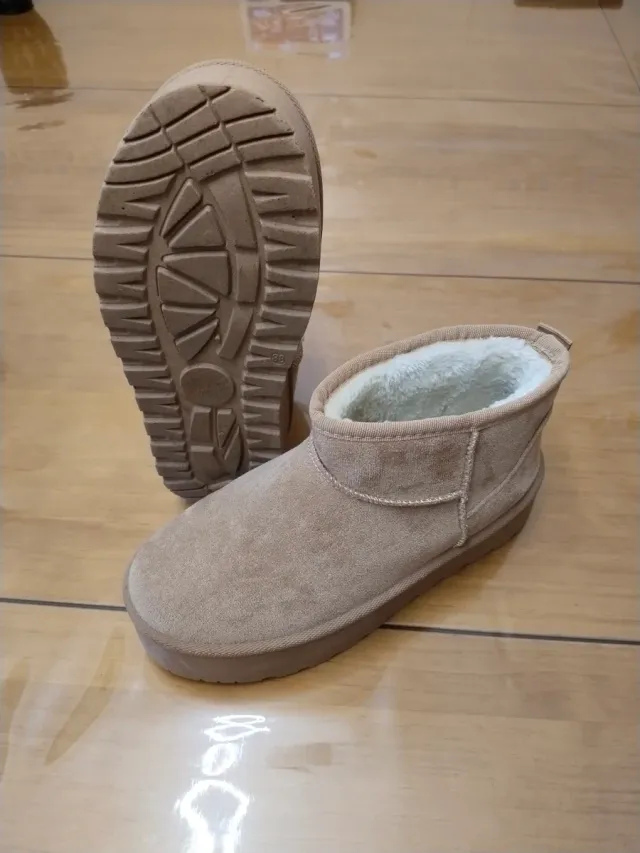 Botas Beige Talla 38