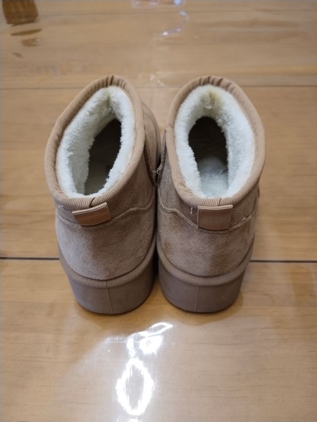 Botas Beige Talla 38
