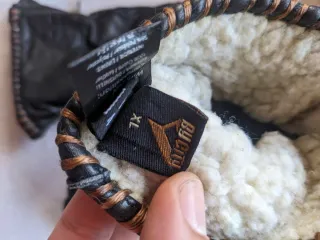 Guantes de cuero By City Talla XL