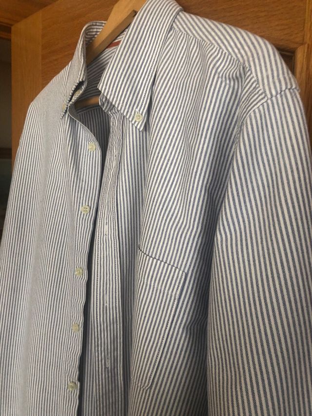 Camisa de rayas azules GREEN COAST