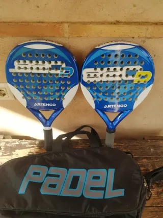 Palas pádel con fundas