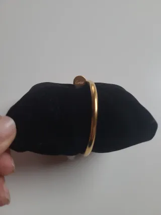 Pulsera inspiración Cartier oro
