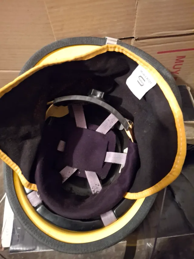 Casco Bomberos Intervención Amarillo