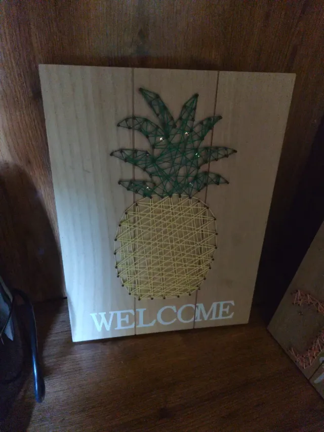 Cuadros Flamenco y piña con Luces LED.