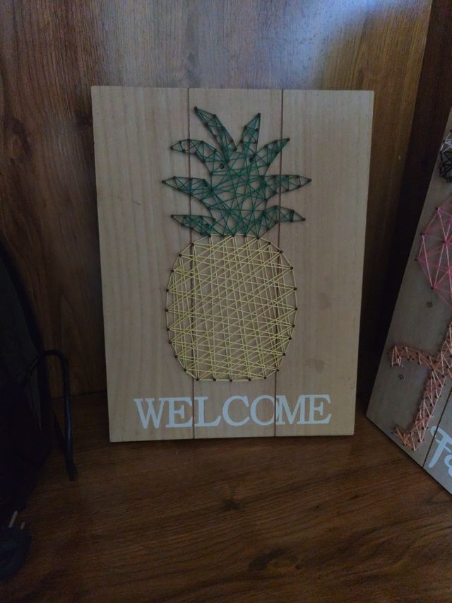 Cuadros Flamenco y piña con Luces LED.