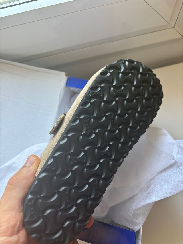 Zuecos Birkenstock Beige talla 38