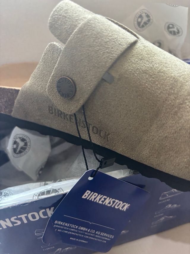 Zuecos Birkenstock Beige talla 38