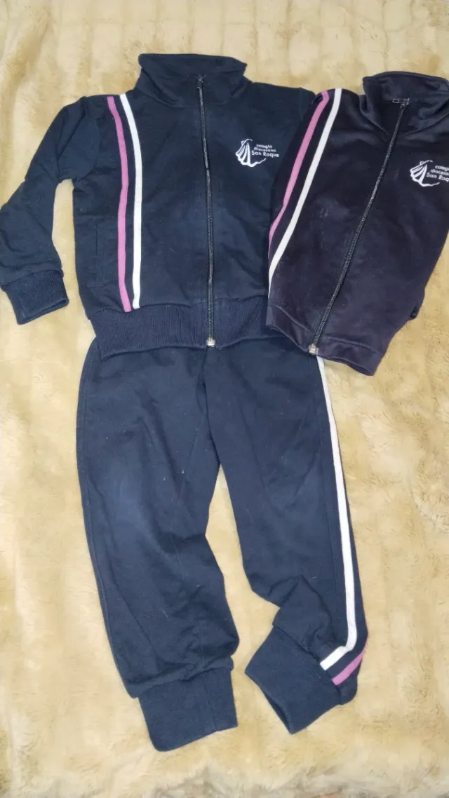 Lote uniforme escolar San roque  Talla 2