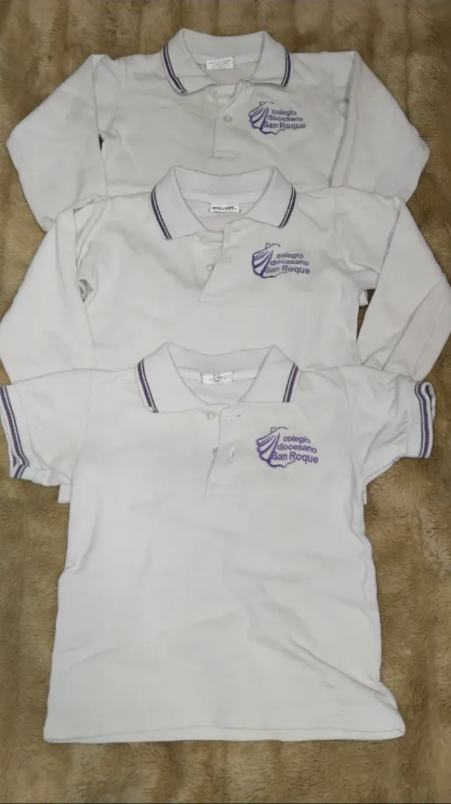 Lote uniforme escolar San roque  Talla 2