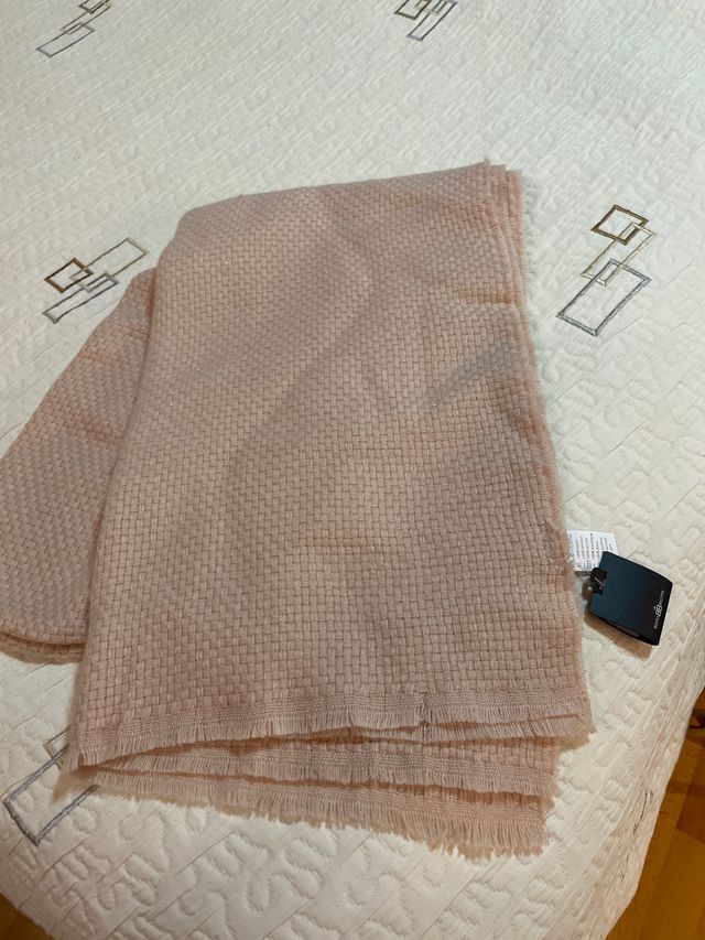 Chal foulard rosa grande 