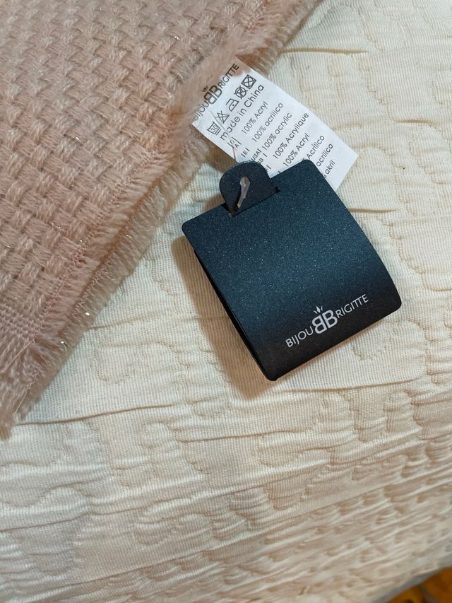 Chal foulard rosa grande 