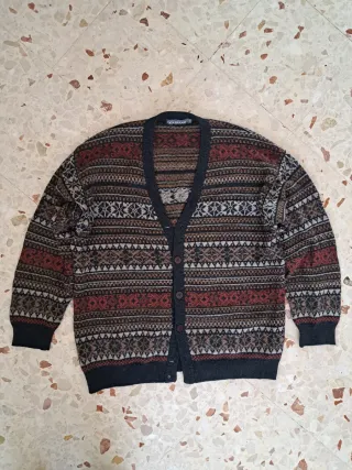 Maglione vintage uomo lana XL