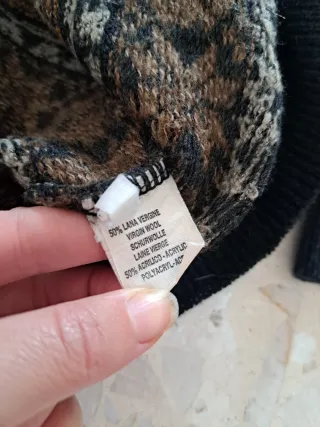 Maglione vintage uomo lana XL