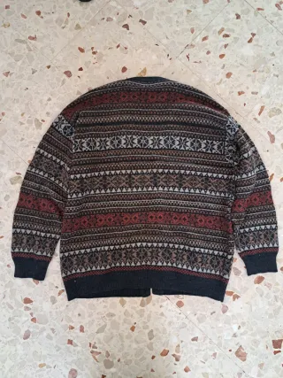 Maglione vintage uomo lana XL