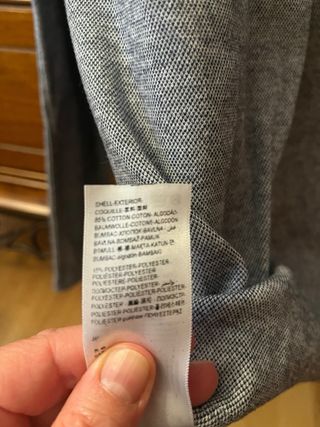 Camiseta Desigual Manga Larga Gris Talla L