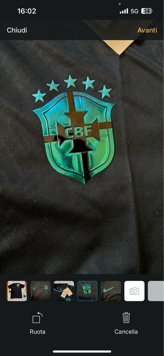 Maglia Brasile S 2022 Special Edition Nera