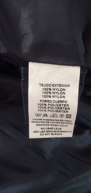 Cazadora azul marino