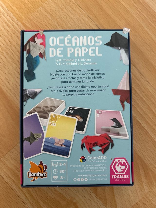 Juego de mesa Océanos de Papel