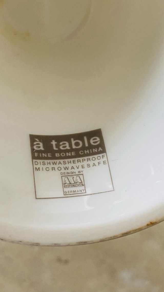 Plato para bombones ASA porcelana blanco