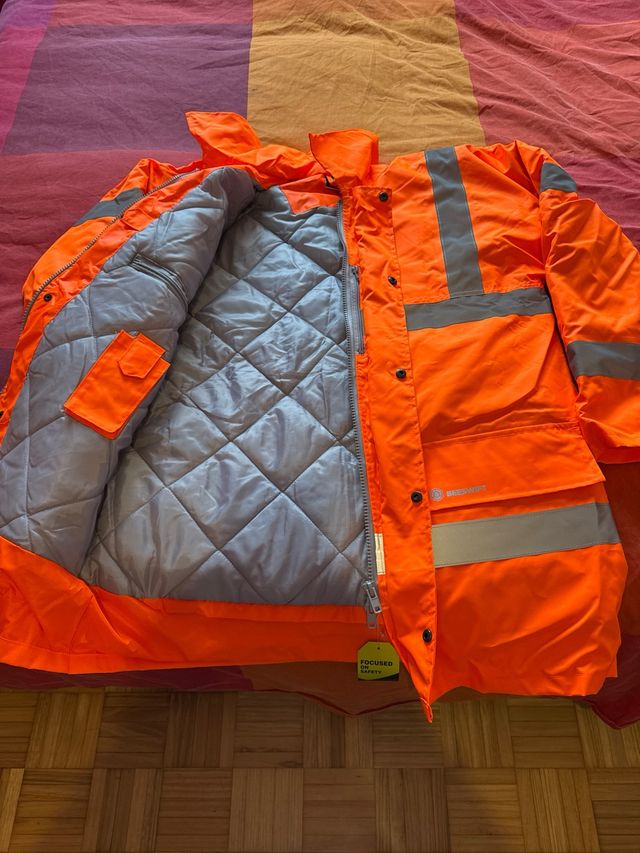 Parka/Chubasquero Breswift Naranja