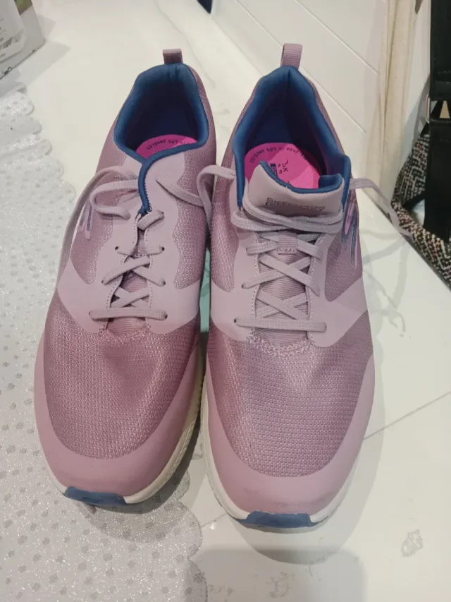 Zapatillas Skechers Rosa y Azul
