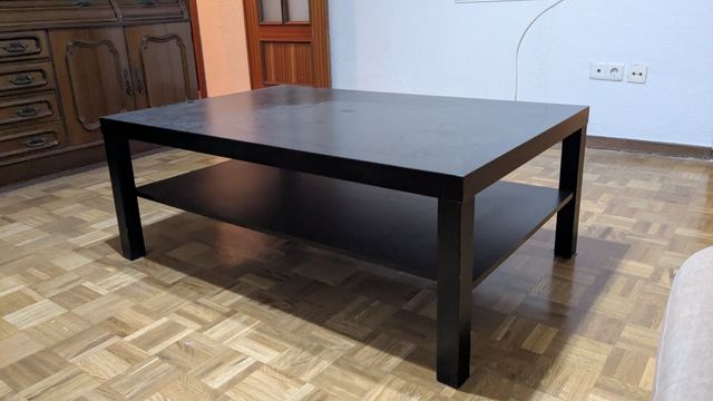 Mesa de centro Ikea negra